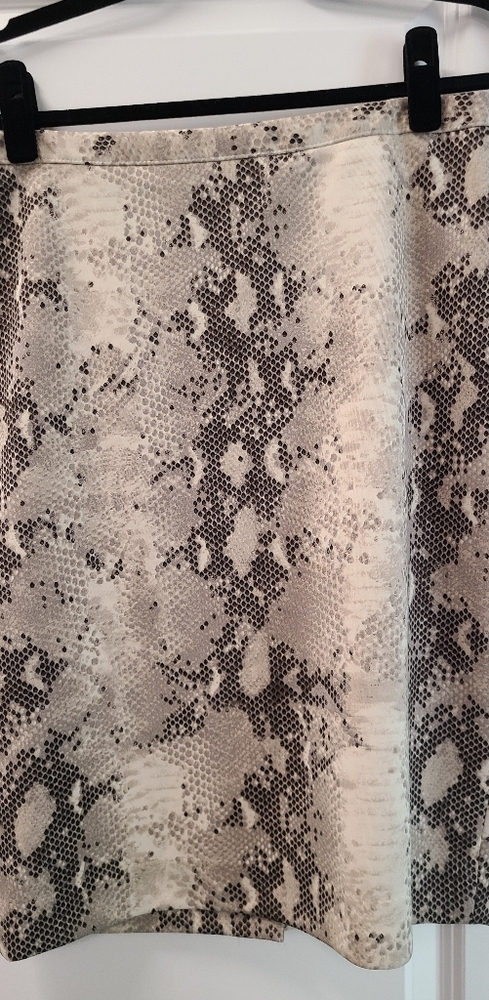 The Limited snake print knee length pencil skirt